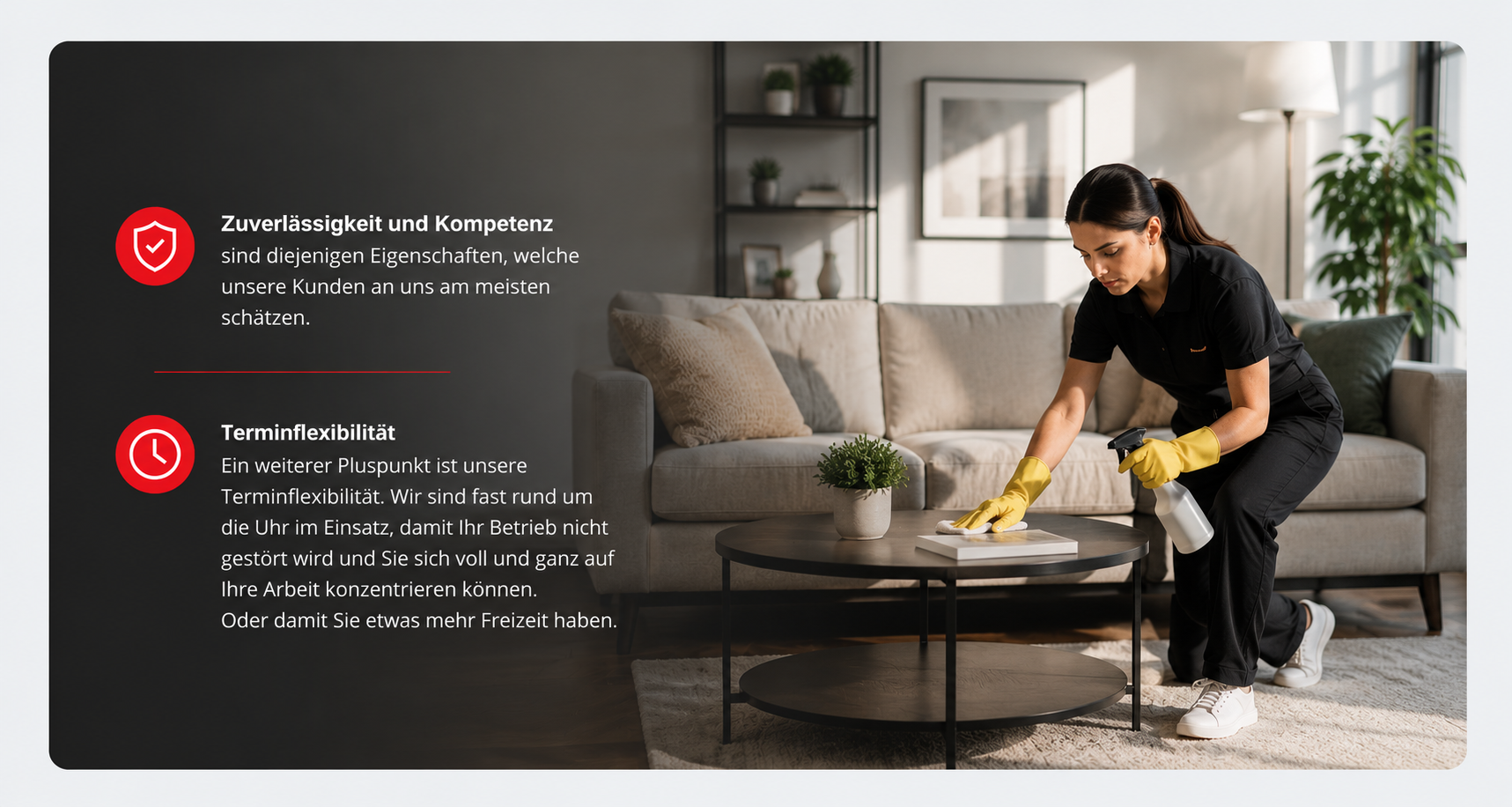 Reinigung Schaffhausen von Cleanteams, seid über 15 jahren dabei