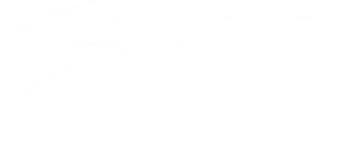Abstract white lines forming curved, wave-like shapes on a black background.