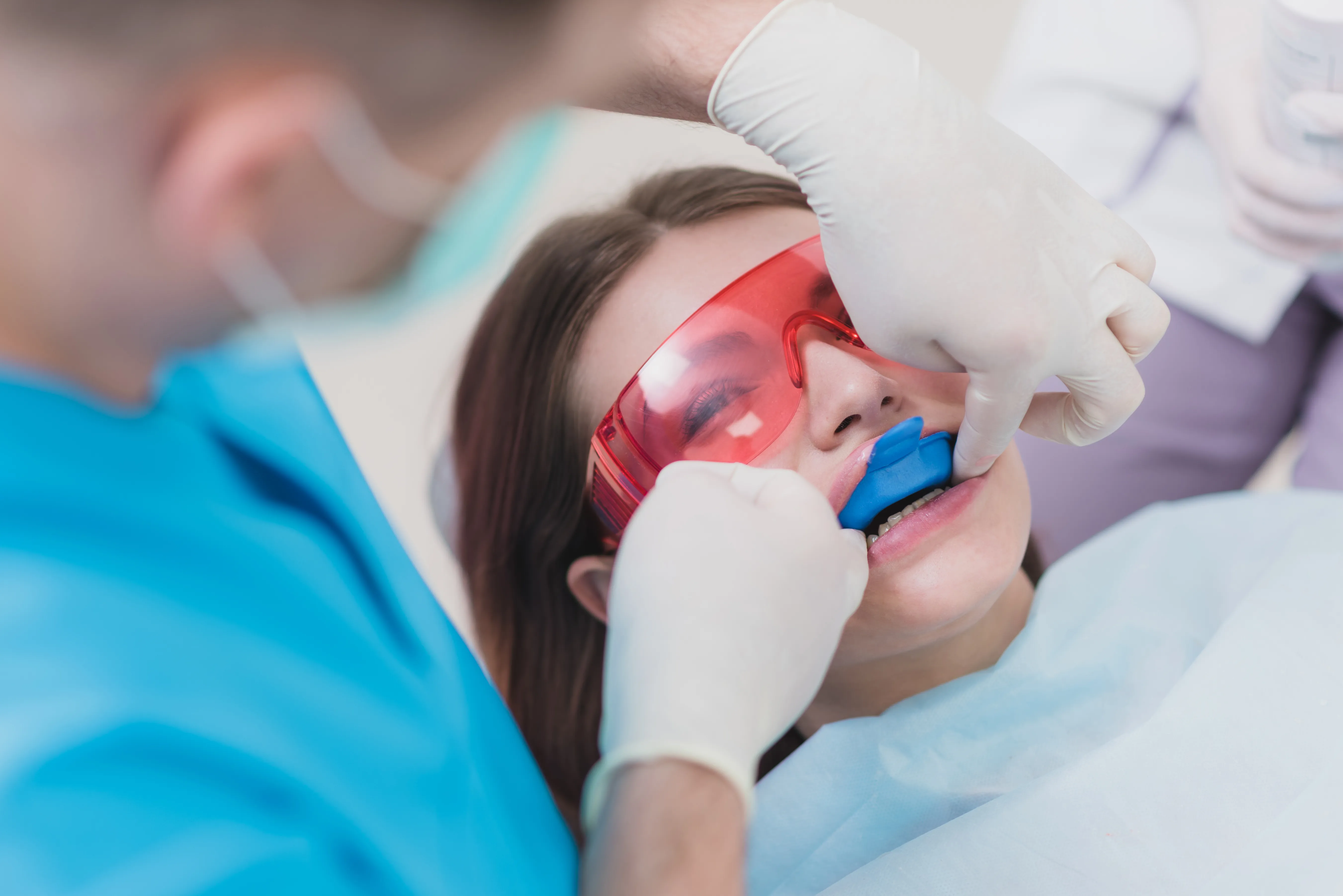 Fluoride treatment at MacArthur Dental Arts in Irvine, CA