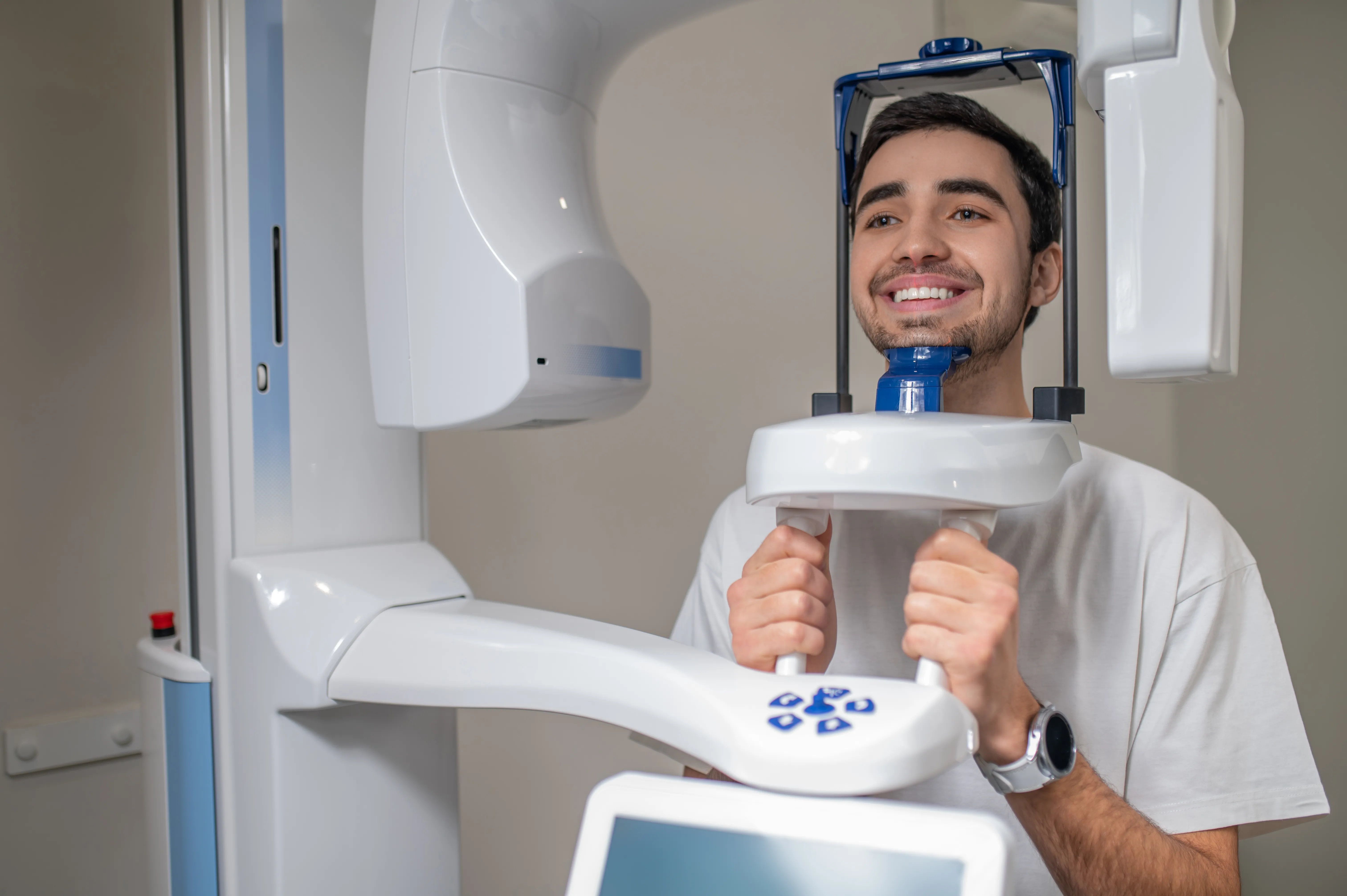 A Cone Beam CT scan creates detailed three-dimensional images of your teeth, jawbone, and surrounding structures. At MacArthur Dental Arts in Irvine, CA, we use CBCT technology when a more detailed view helps support accurate diagnosis and treatment planning.