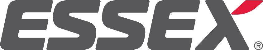 ESSEX logo with a red accent above the X