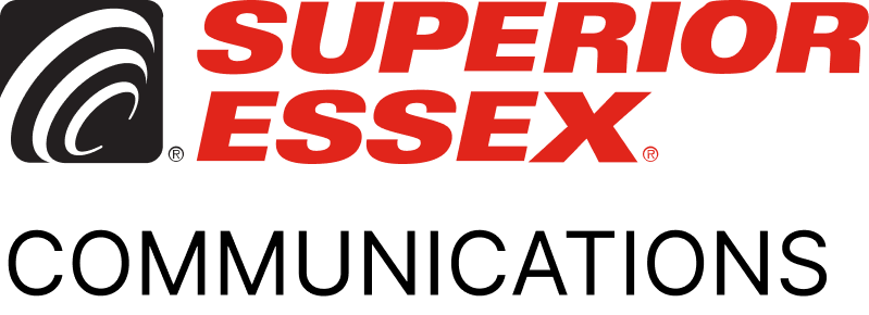 Superior Essex company logo with black emblem and red bold text.
