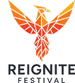 Reignite Real Estate logo featuring a stylized red and orange phoenix with spread wings.