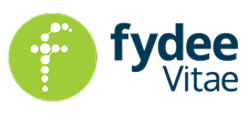Fydee Vitae logo with a green circle and white dot pattern forming an F.