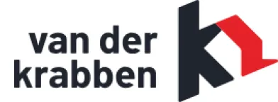 Van der Krabben company logo with stylized black and red 'k' symbol.