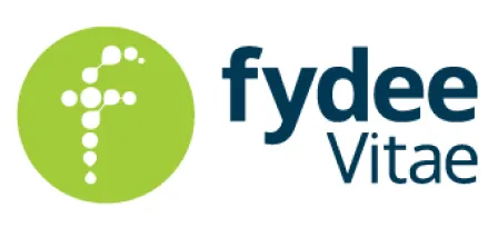 fydee Vitae logo with stylized letter 'f' in white dots on a green circle.