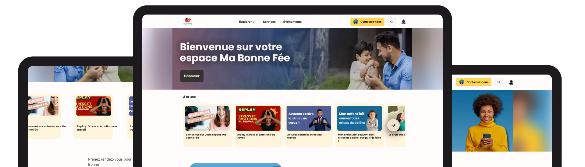 Aperçu de l'espace Ma Bonne Fée