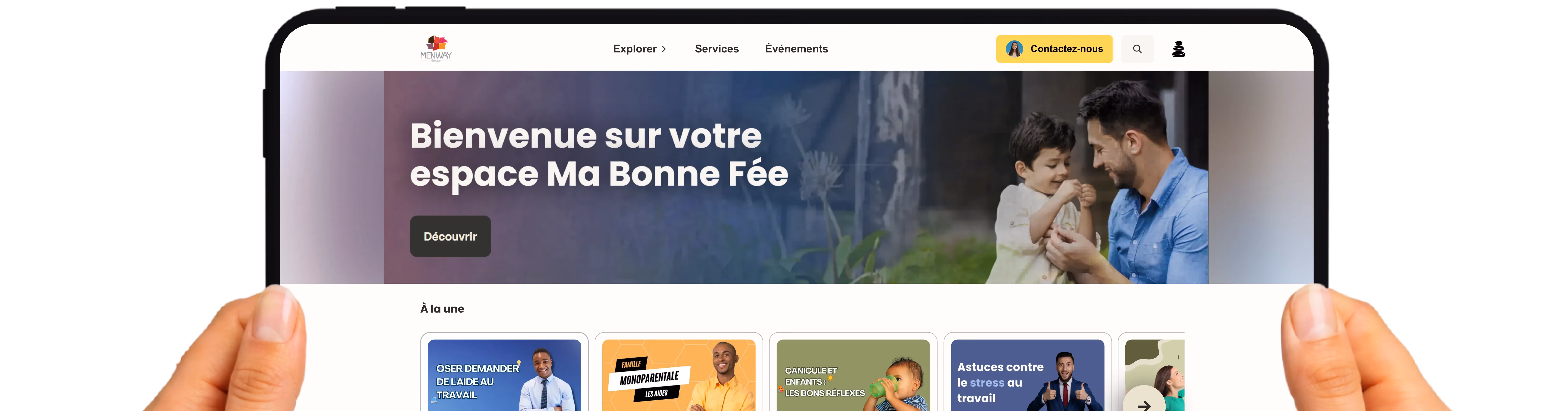 Aperçu de l'espace Ma Bonne Fée