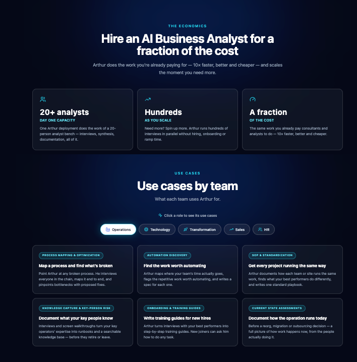 Arthur (AI Business Analyst tool)