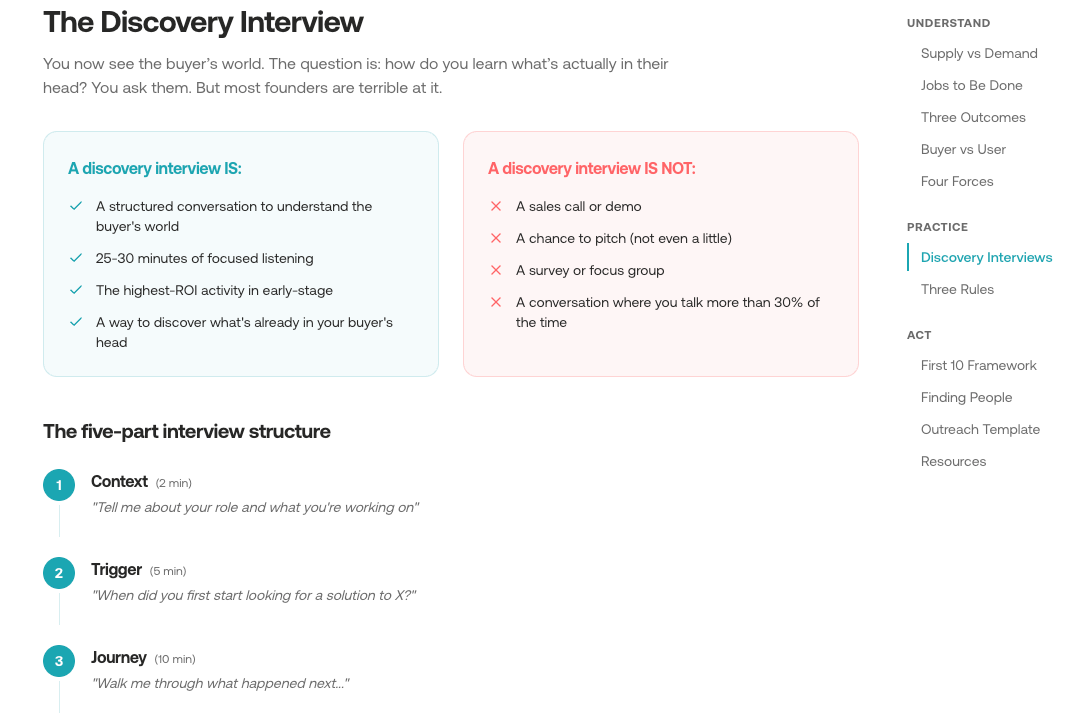 The Discovery Interview