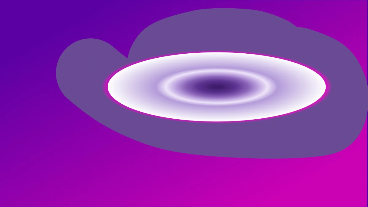 Chrome brand form on a purple-to-magenta field
