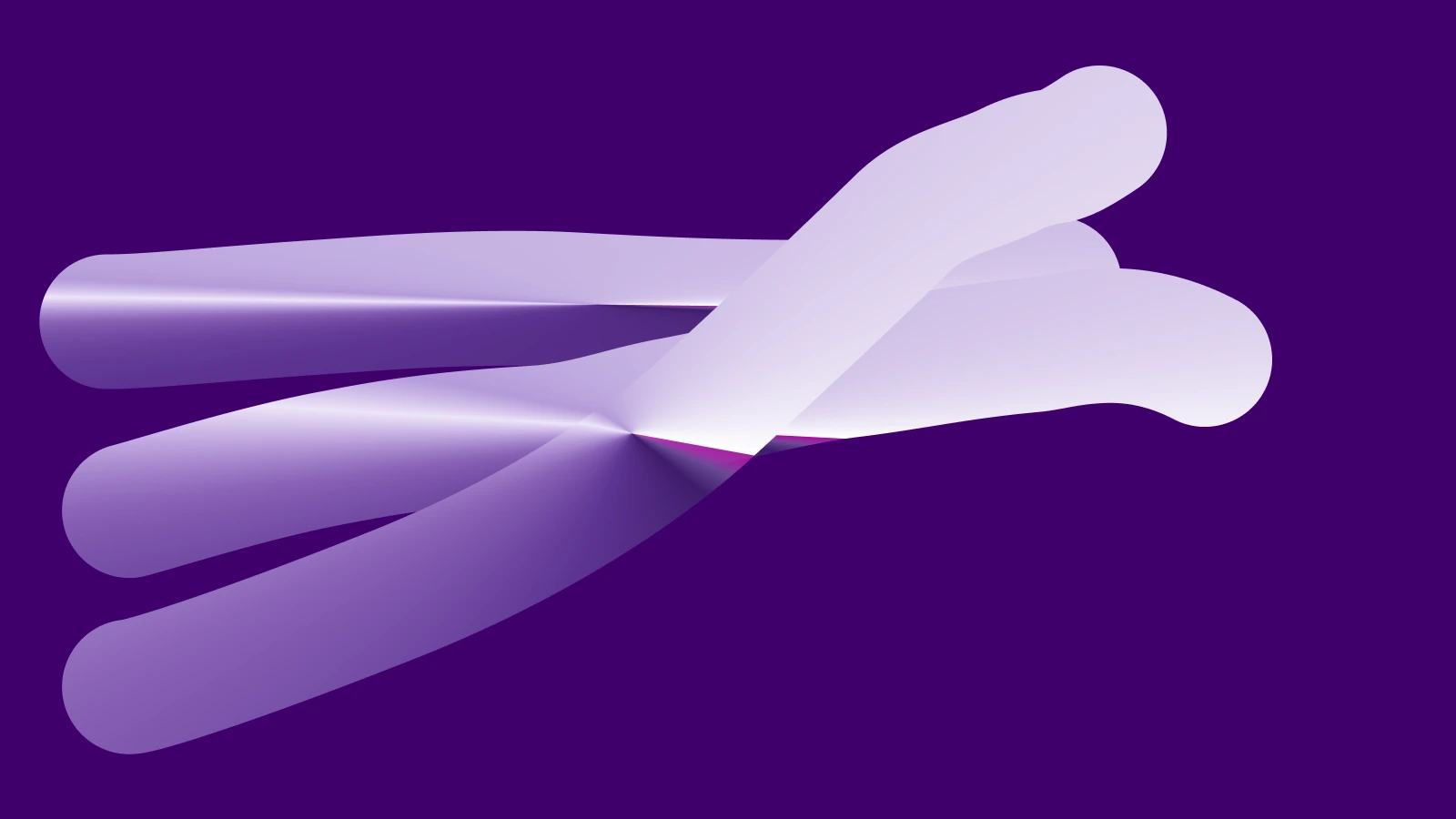 Chrome brand form on a deep purple field