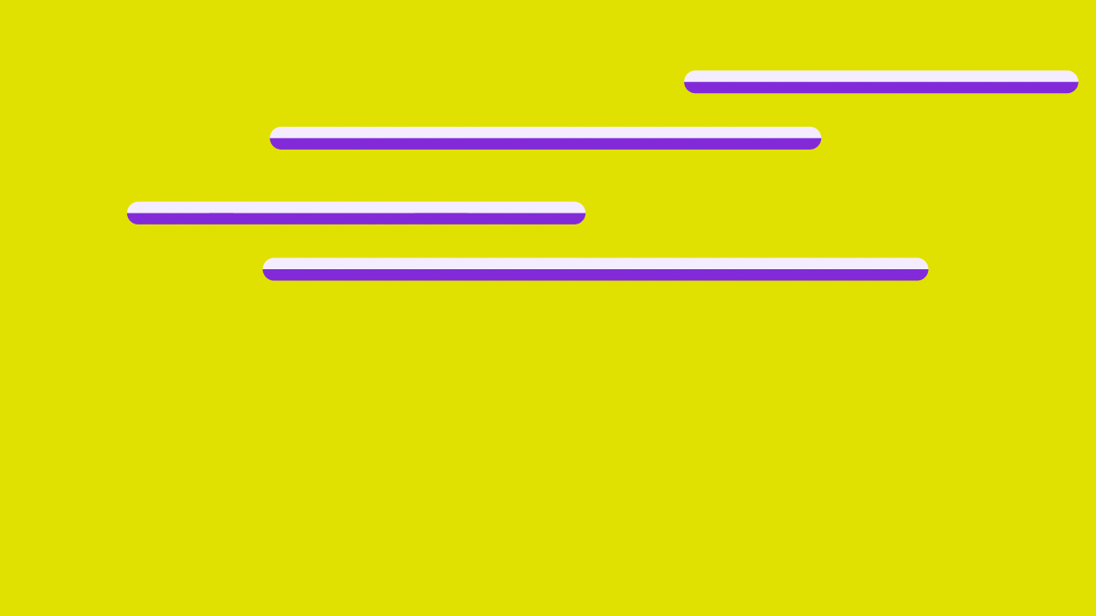Concentric chrome rings above a horizontal bar, on a lemon field