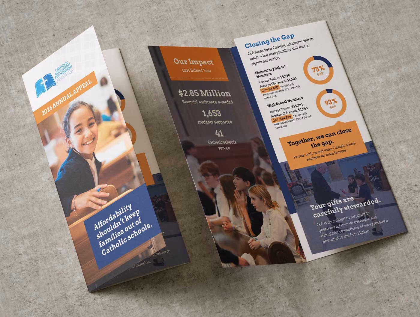 Catholic Education Foundation 2026 Annual Appeal brochure