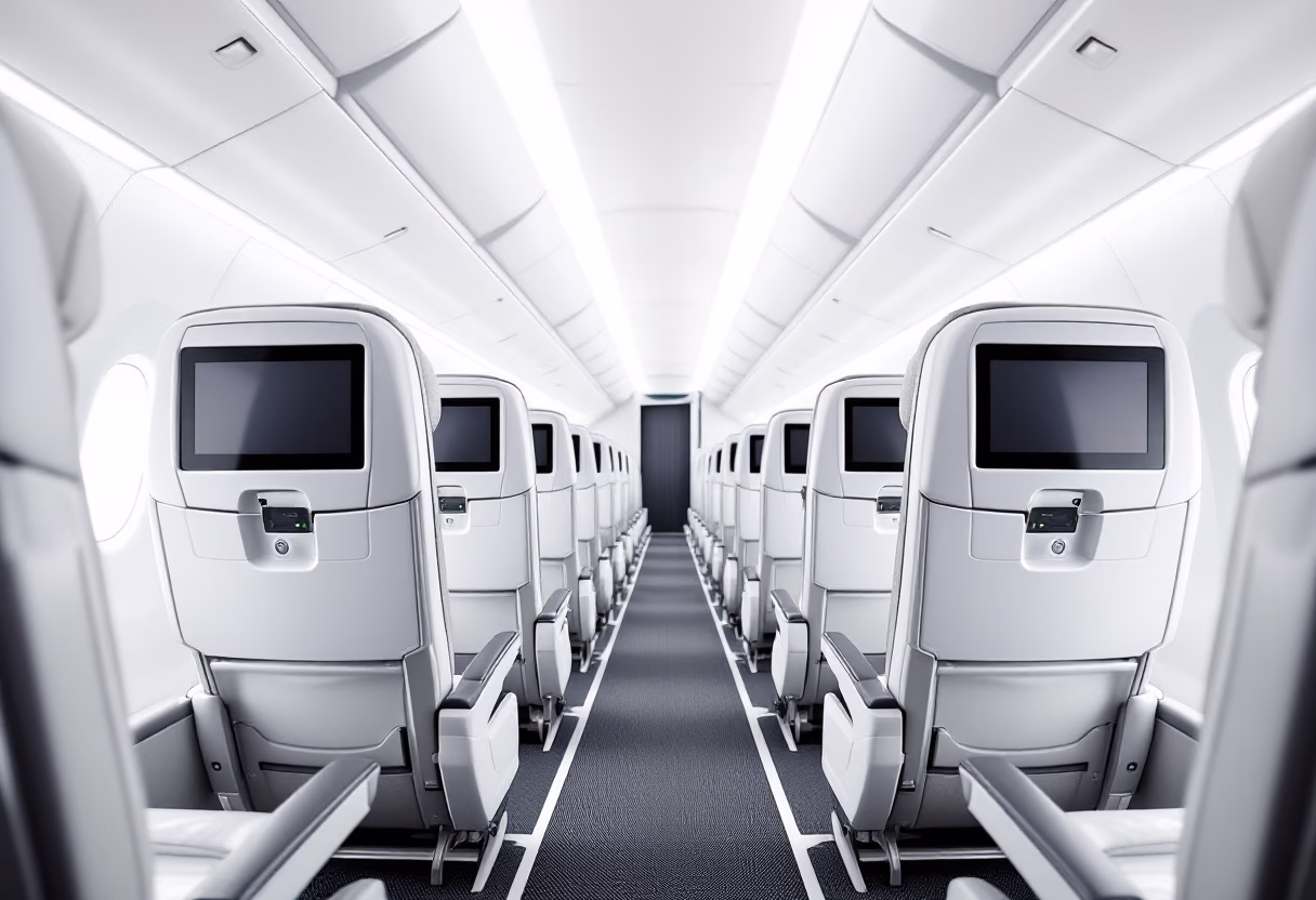 image of aircraft interior
