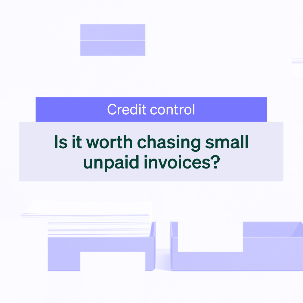 Is it worth chasing small unpaid invoices?