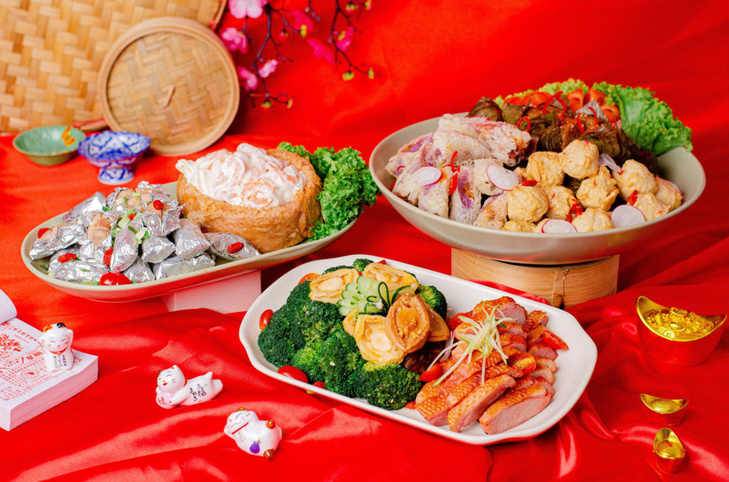iDoCatering chinese new year cny 2022 catering smoked duck slices, abalone and scallop