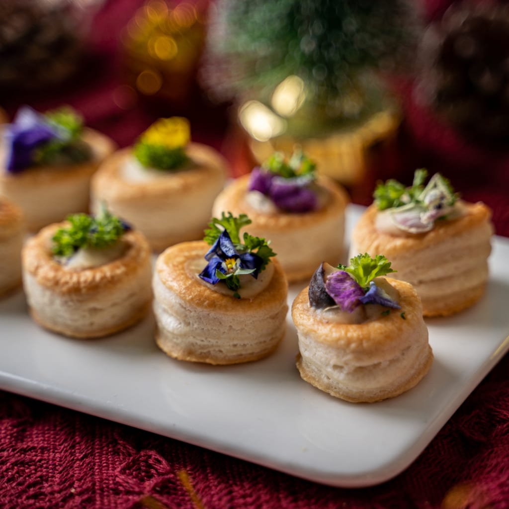 Caramalised Mushroom Vol-Au-Vent by iDoCatering