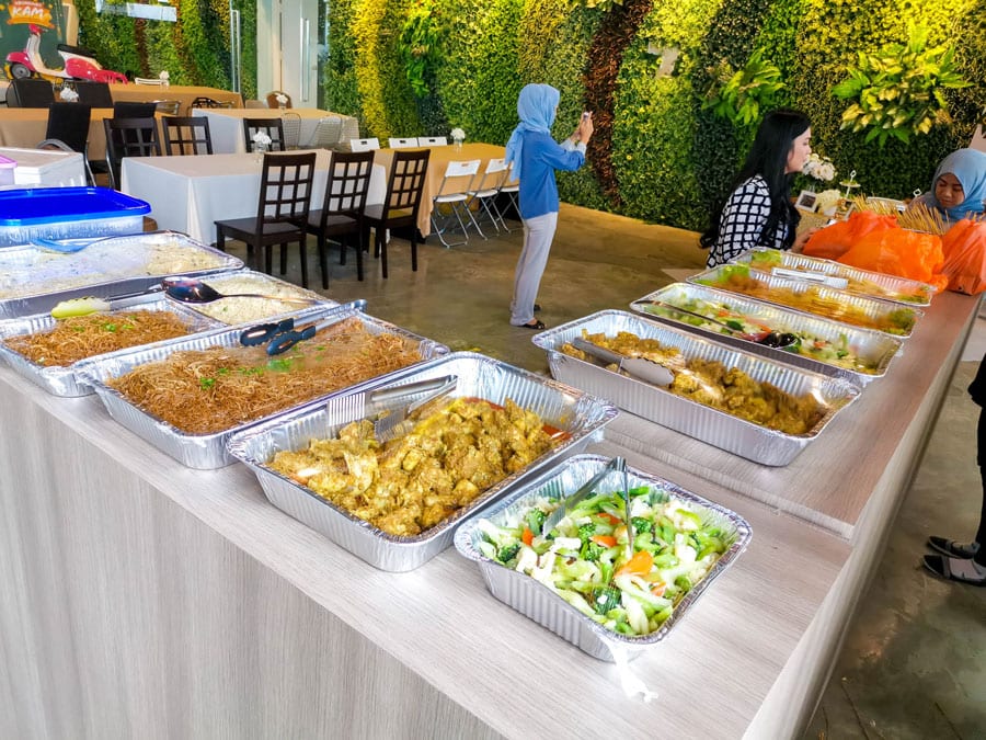 iDoCatering silver food trays catering