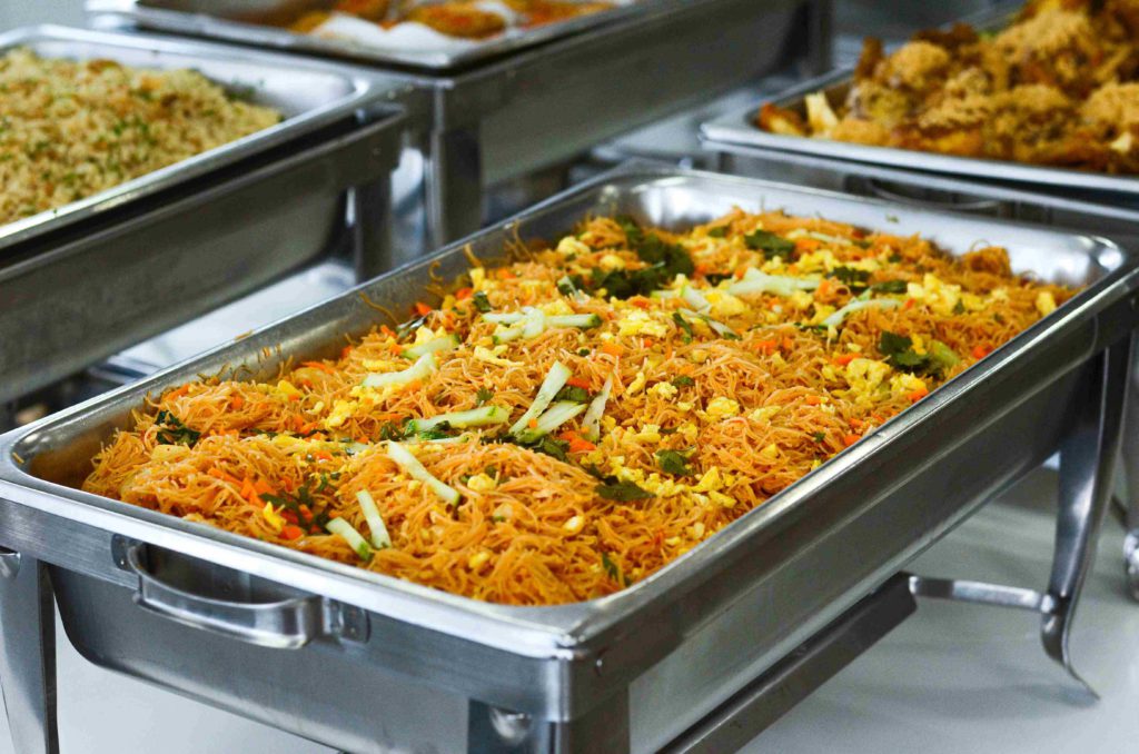Office buffet catering by iDoCatering during COVID-19 pandemic in 2022