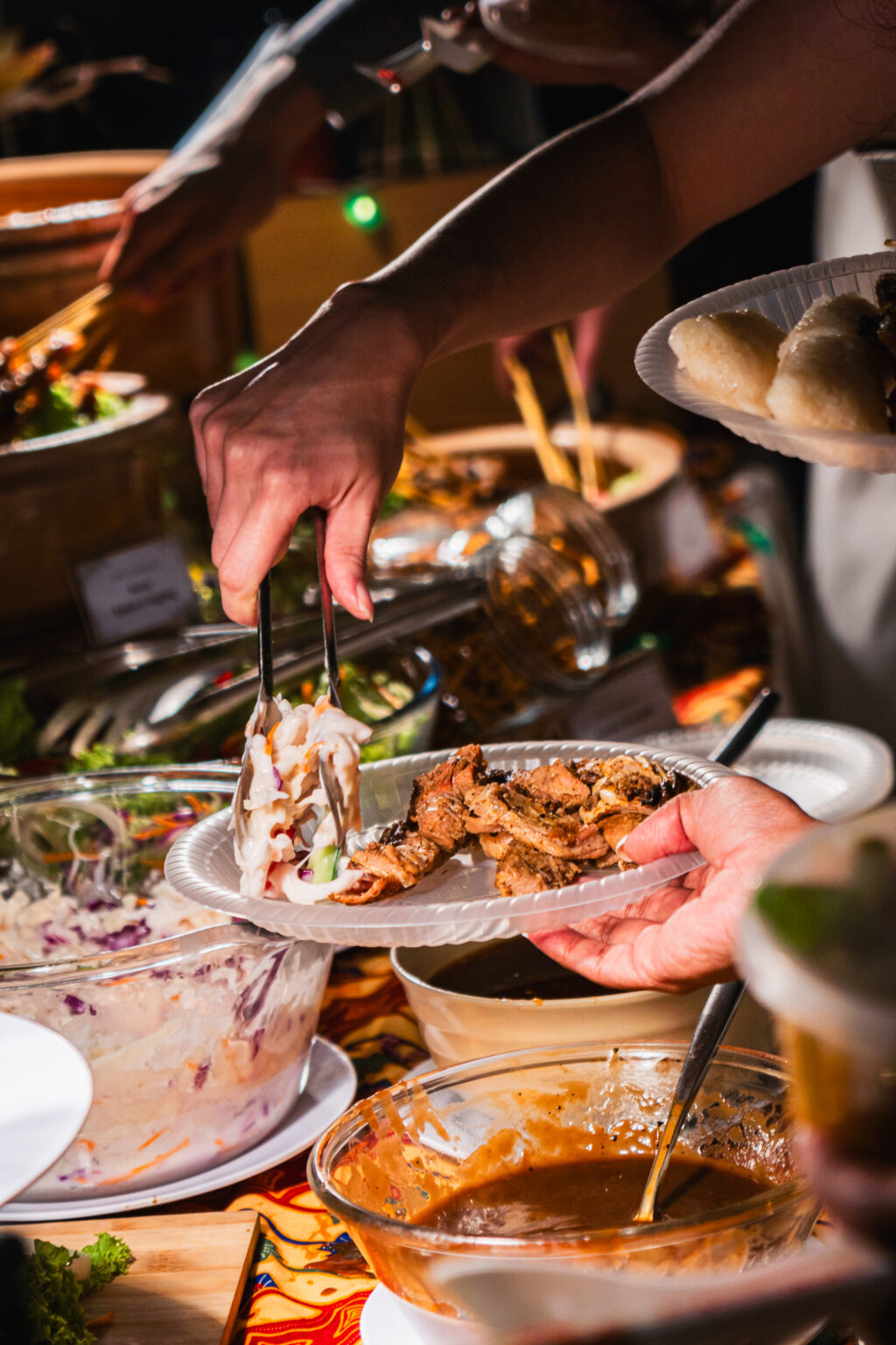 Buffet food catering for private event launching by iDoCatering