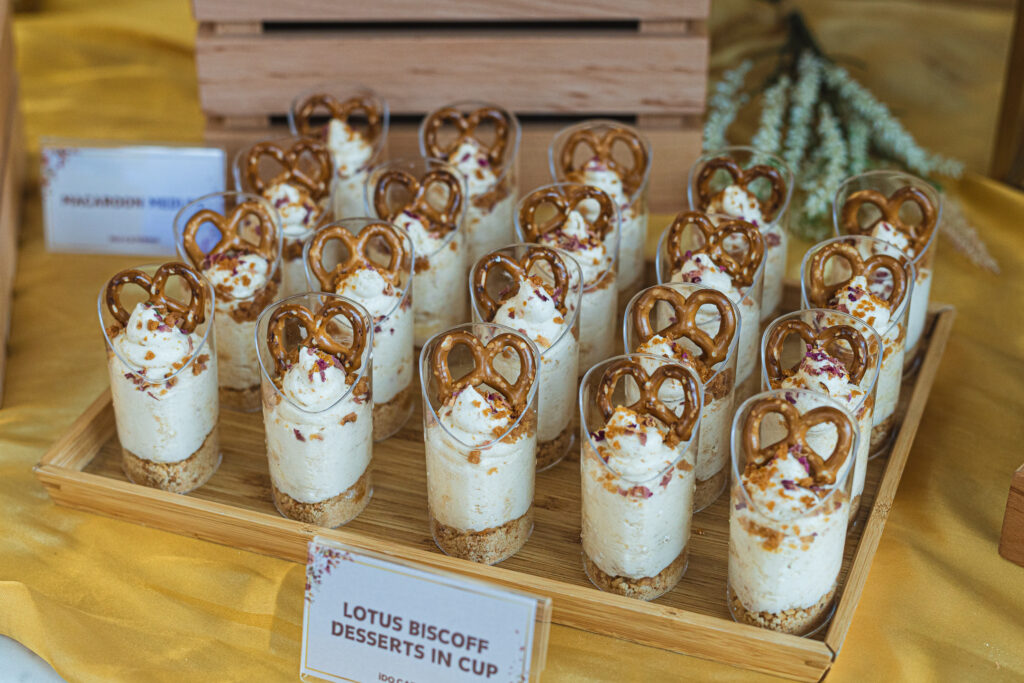 Desserts for a wedding buffet catering by iDoCatering