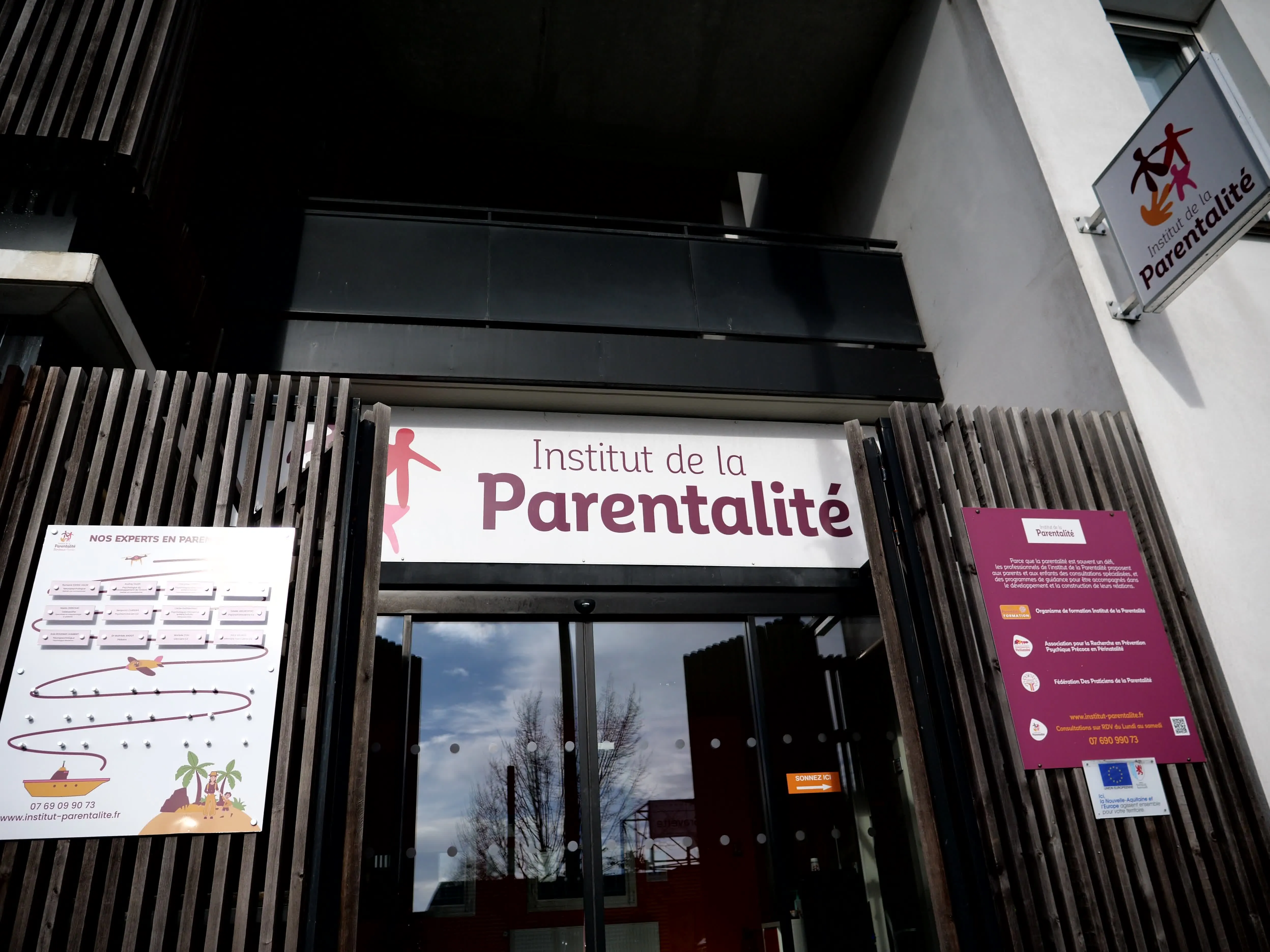 Photo des locaux de l'Institut de la Parentalité