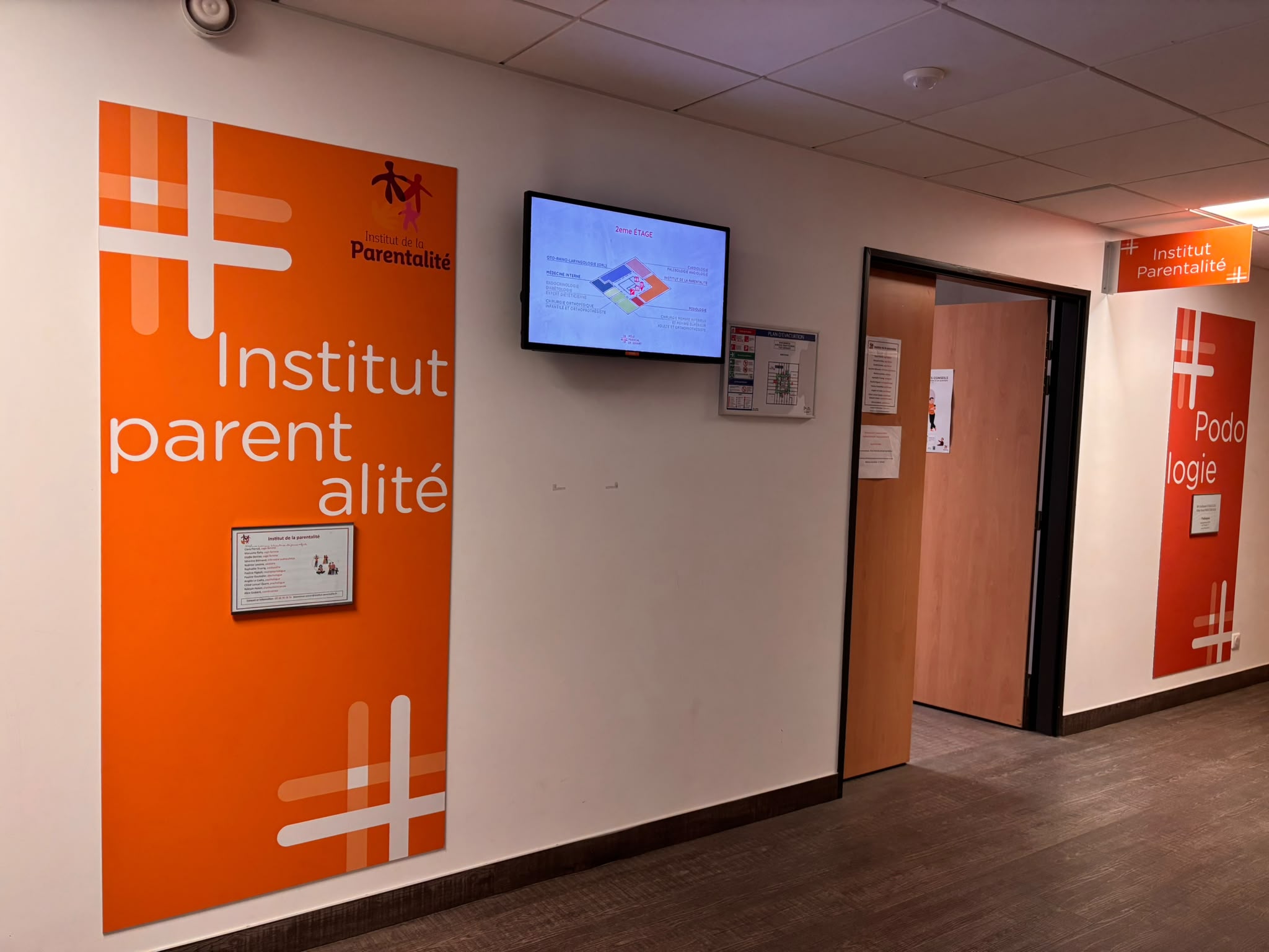 Photo des locaux de l'Institut de la Parentalité
