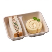 Tuna sandwich and swiss roll break-session box — iDoCatering seminar bento