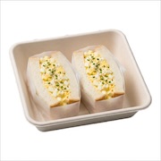Egg mayo sandwich in a takeaway box — iDoCatering seminar buffet