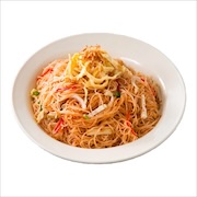 Fried mee siam rice vermicelli on a plate — iDoCatering seminar buffet