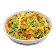Stir fried cabbage and carrot — iDoCatering seminar buffet