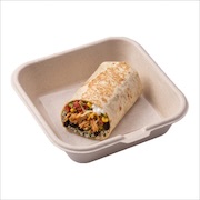 Chicken burrito wrap cut open — iDoCatering seminar buffet