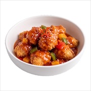 Sweet and sour fish fillet with peppers — iDoCatering seminar buffet