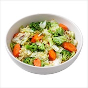 Stir fried mixed veggie with cabbage, broccoli and carrot — iDoCatering seminar buffet