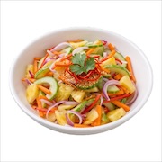 Acar pickled vegetables with pineapple, cucumber and carrot — iDoCatering buffet