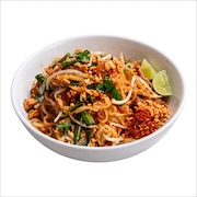 Thai style rice vermicelli with peanuts and lime — iDoCatering light refreshment
