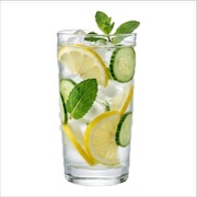 Detox water with lemon, cucumber and mint — iDoCatering light refreshment