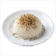 Steamed Japanese white rice topped with furikake seasoning — iDoCatering buffet