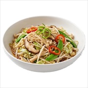 Japanese stir-fried vegetables with mushrooms, snow peas and chilli — iDoCatering buffet