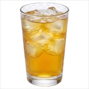 Iced mango cordial over ice cubes in a tall glass — iDoCatering buffet