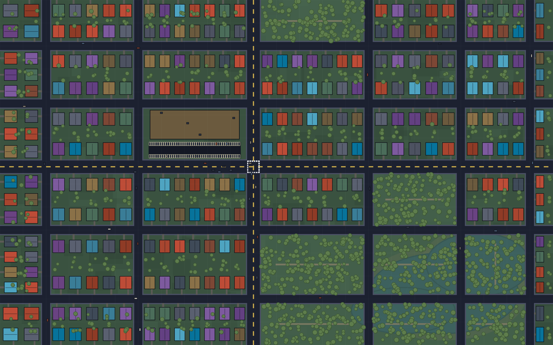 Computer-generated aerial ortho — what an AI hallucinates when it has no ground truth