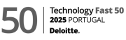 Icon of two angled arrows forming a fast-forward symbol representing speed or acceleration.