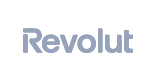 Revolut logo text in a minimalistic style.