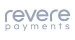 Revere Payment logo in gray and blue tones on a white background.