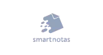 SmartNotas grayscale logo for platform integration
