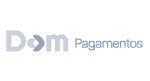 Dom Pagamentos grayscale logo for platform integration