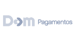 Dom Pagamentos grayscale logo for platform integration