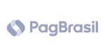 PagBrasil integration logo in monochrome gray for Digital Manager Guru.