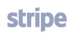 Stripe integration logo in monochrome gray for Digital Manager Guru.
